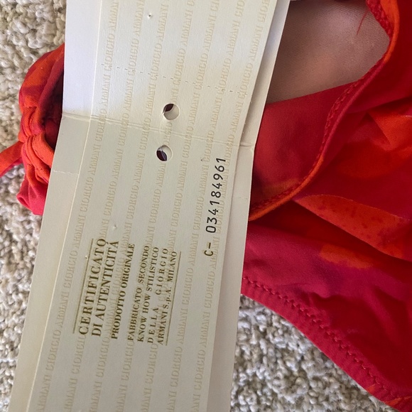 EMPORIO ARMANI Swimwear Bikinis - size small NWT / Made in Italy - Picture 7 of 7